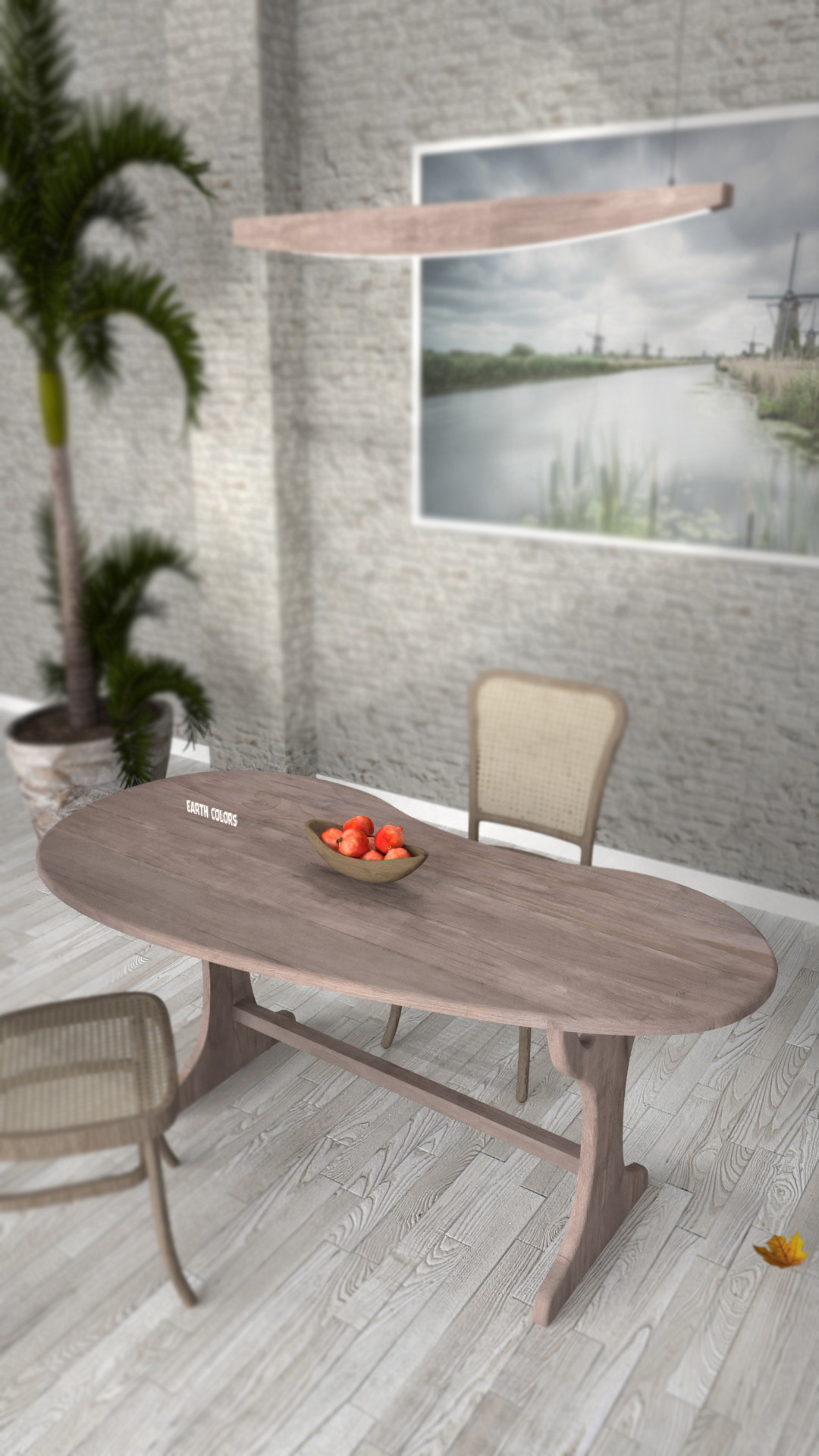 120cm round dining table