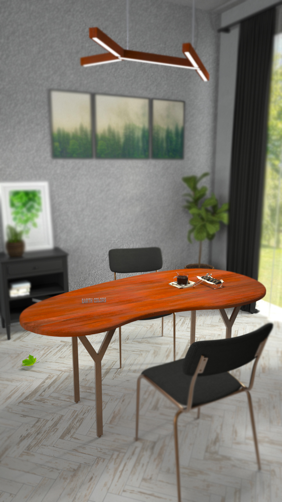 150cm round dining table