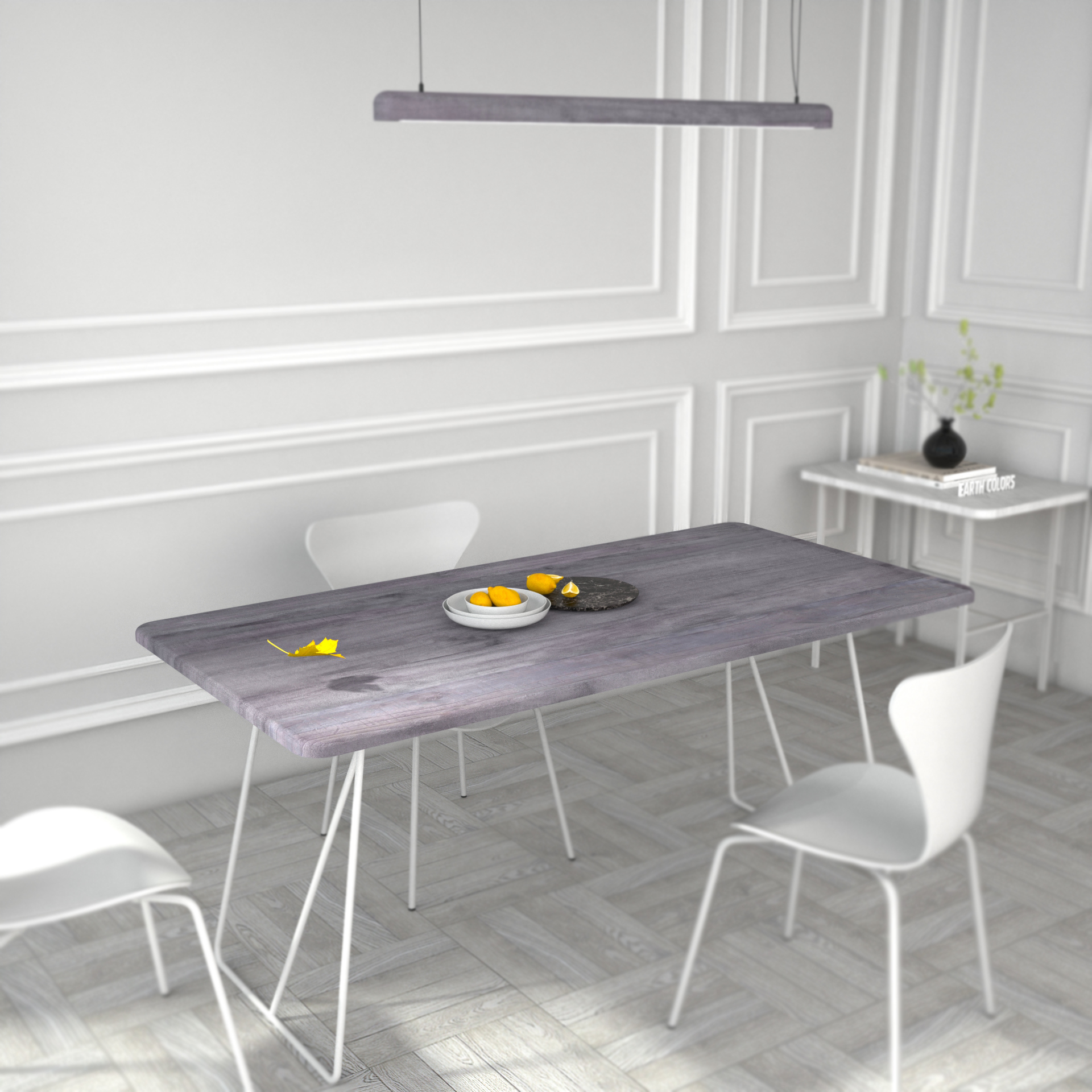 Find 60in dining table at EARTHCOLORS