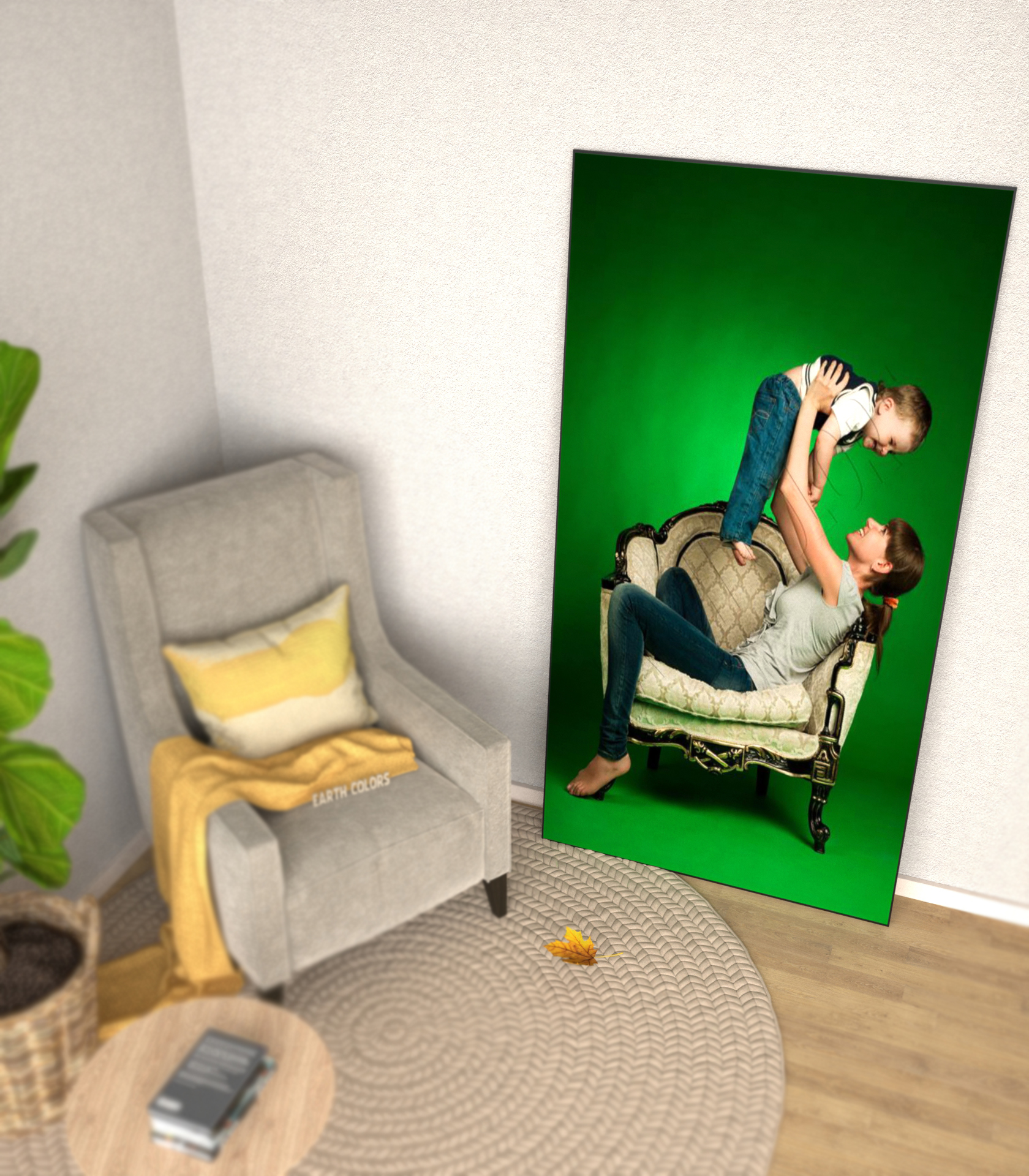 Introduce uniqueness in your 8×8 frame for your interior