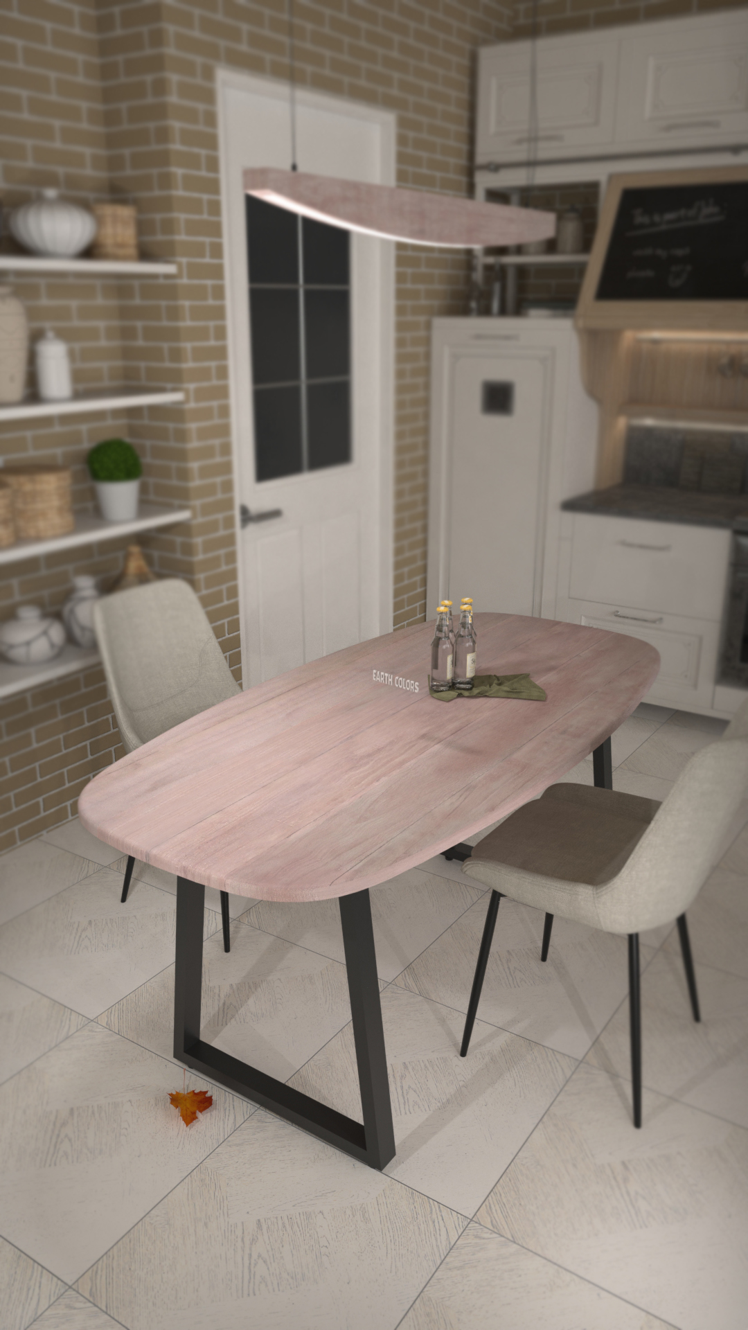 90cm round dining table