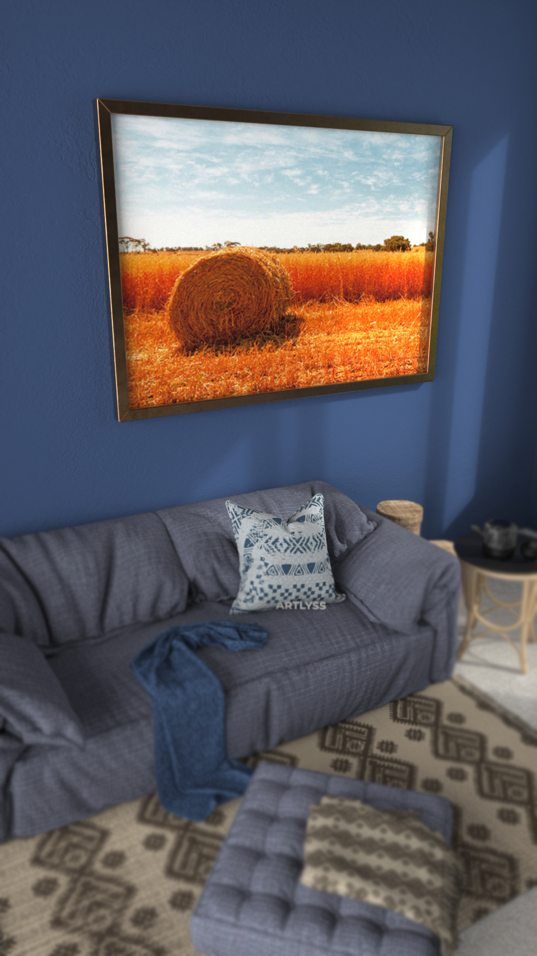 Look out for stunning canvas art print with solid wood