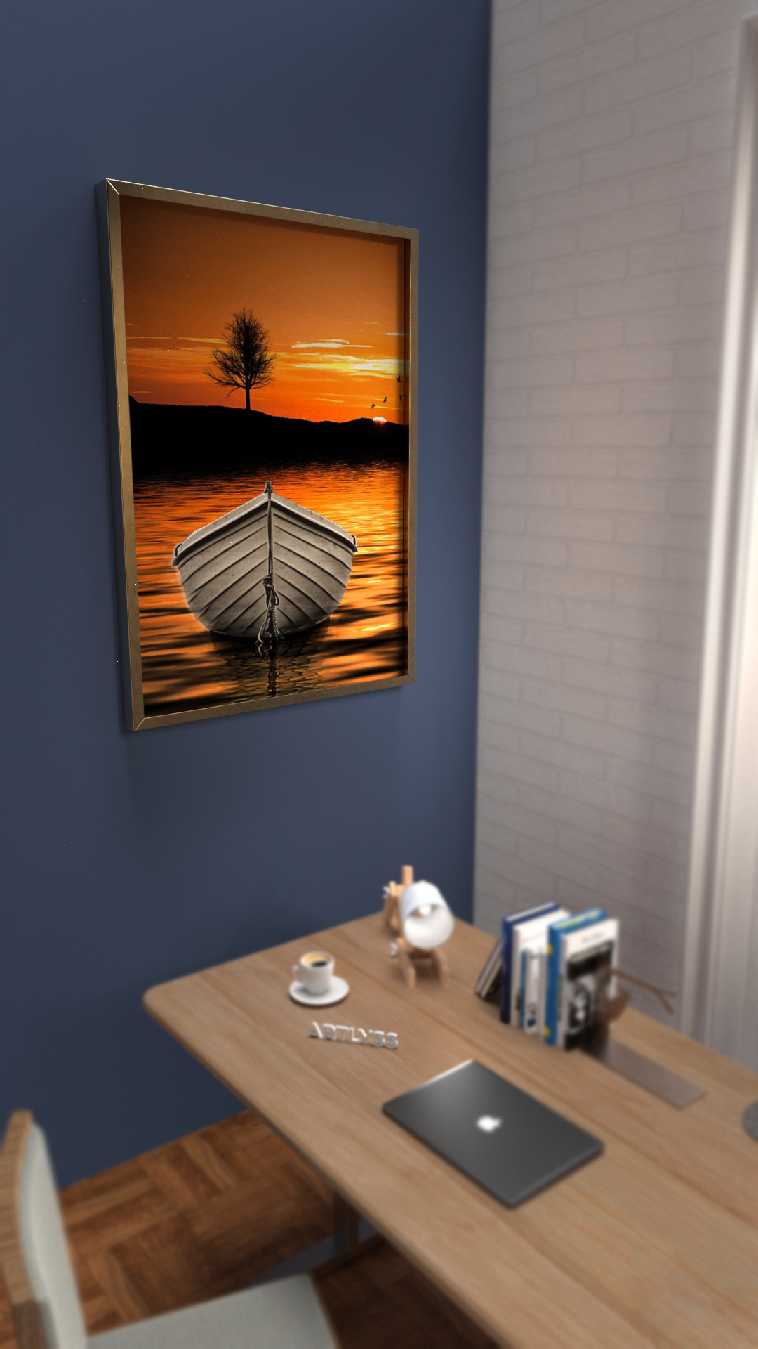 Canvas floating frame