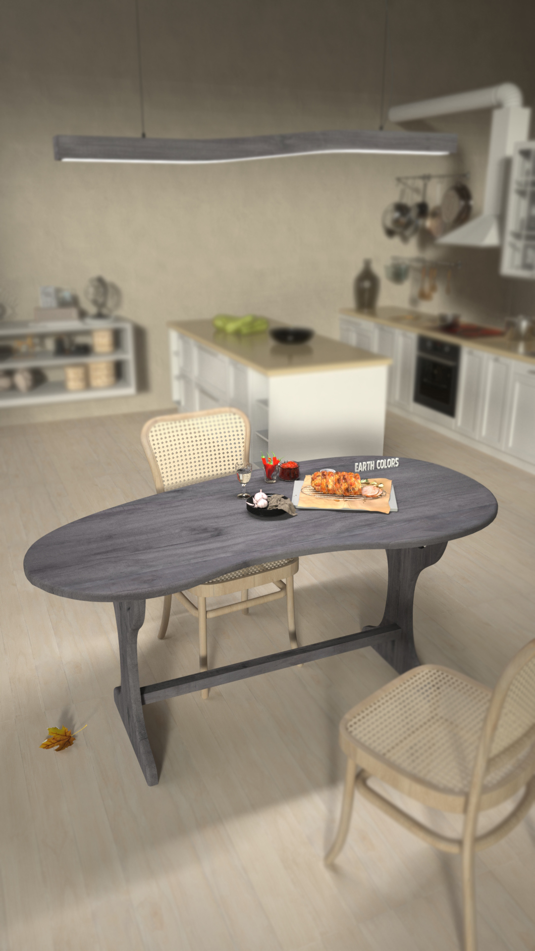 Circle dining room table
