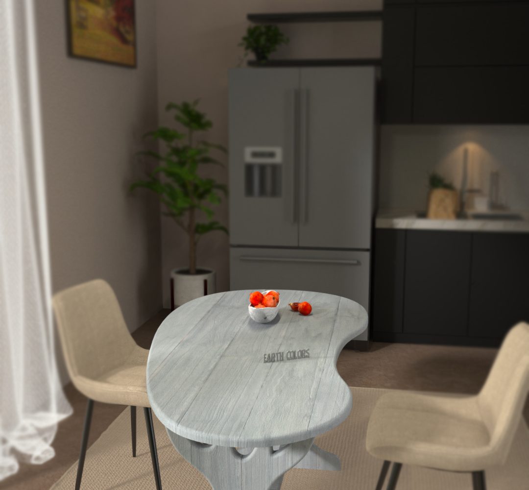 Circle dining table