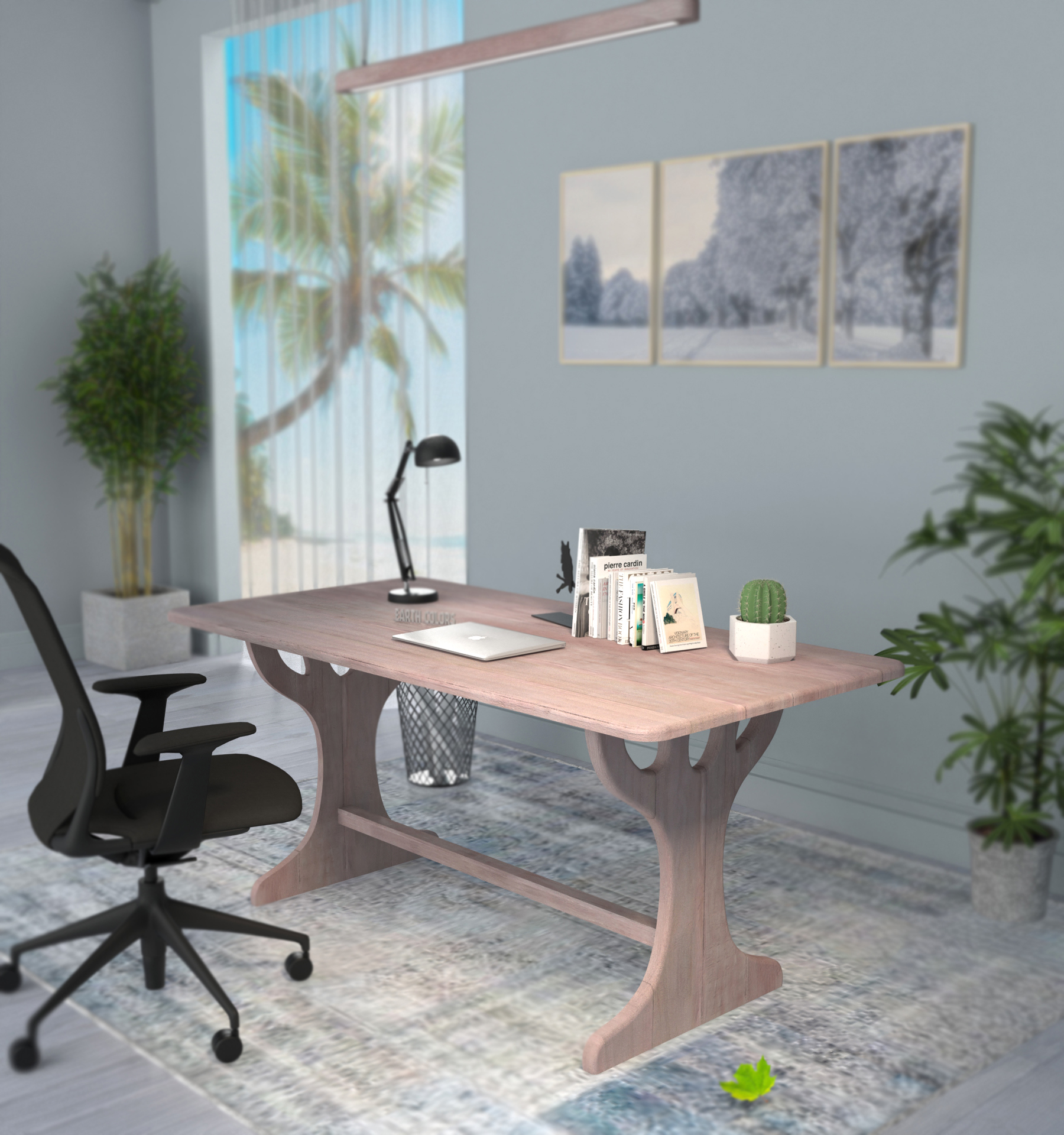 Corner office desk for home