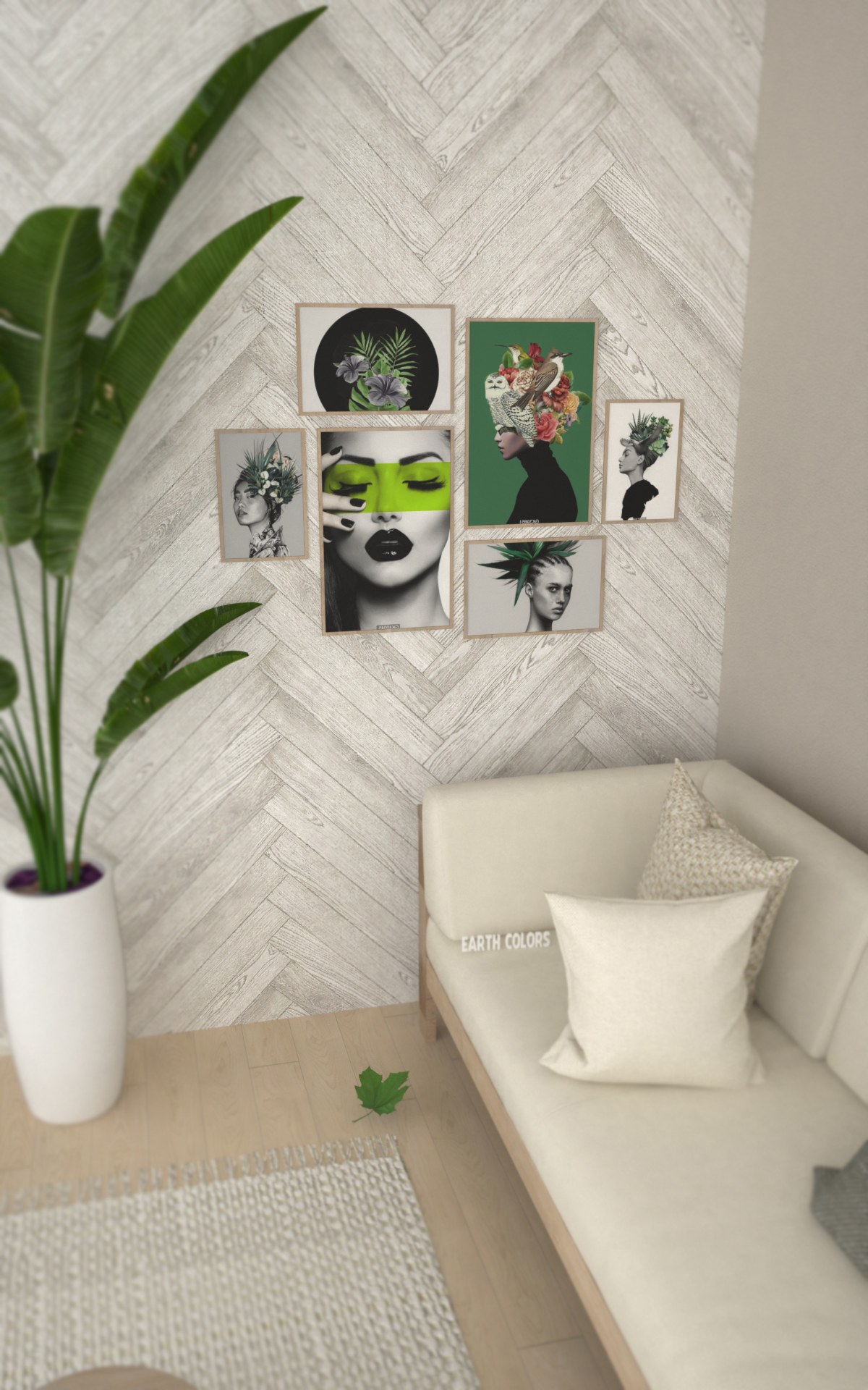 Customizable photo frames