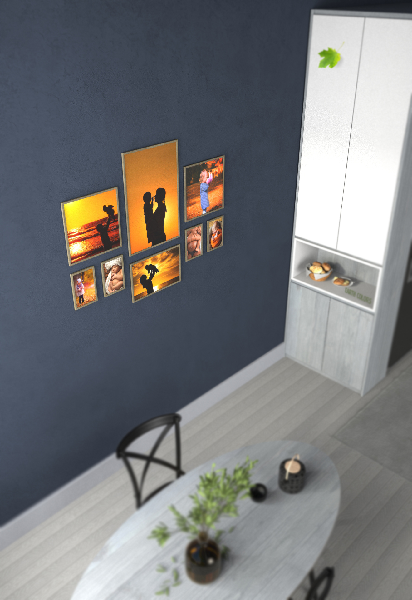 Design wall photo frames