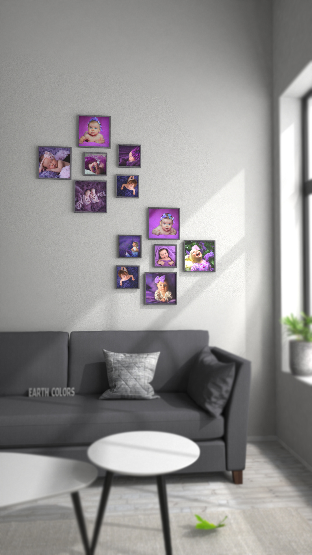 Link your place with pure wood gallery wall frames