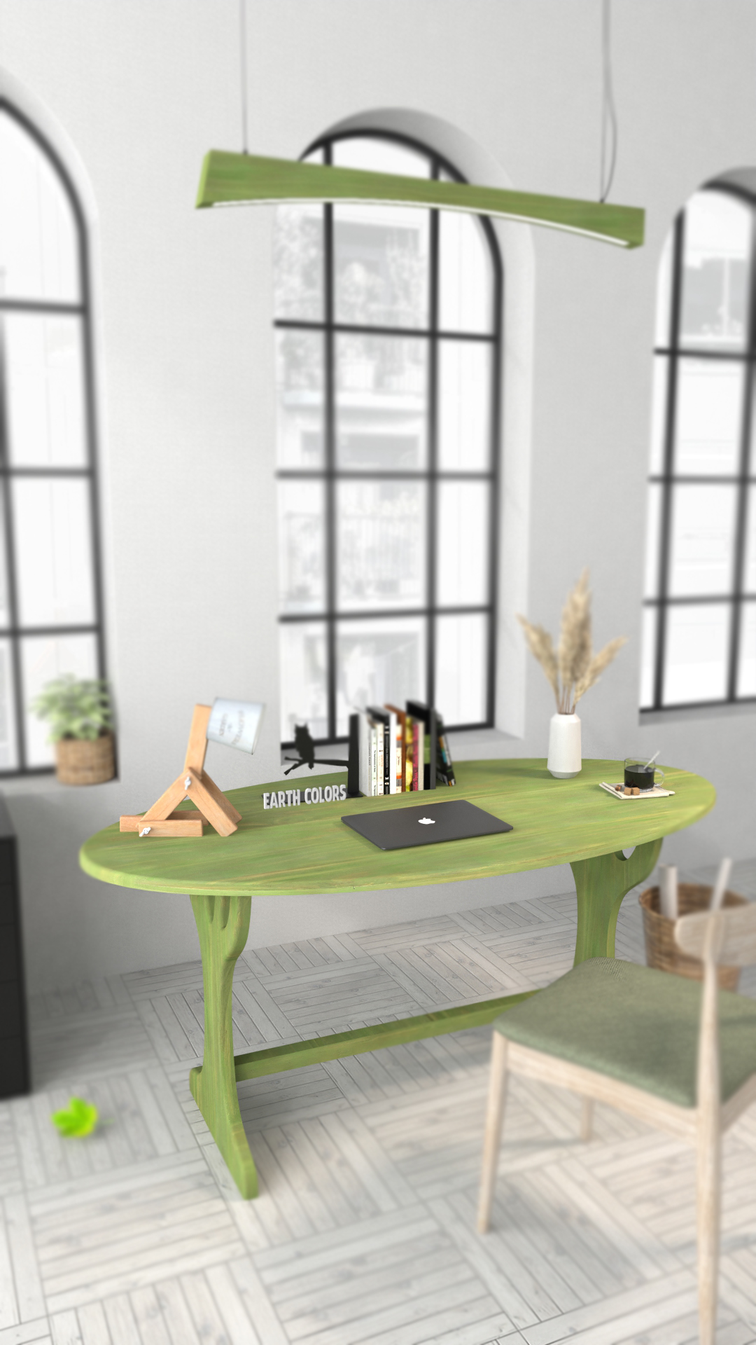 Green desk