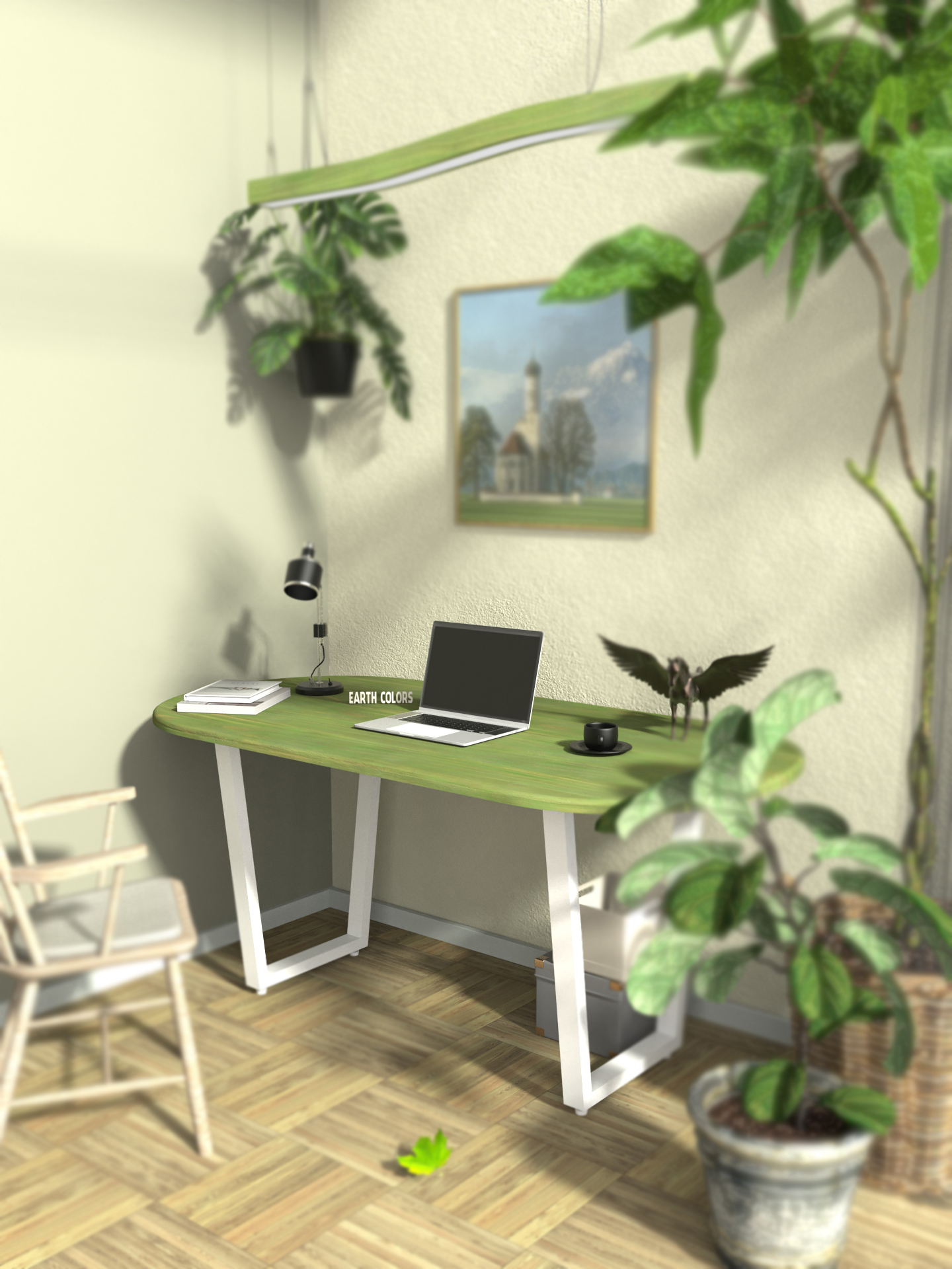 Look for L shaped office desks just at EARTHCOLORS?