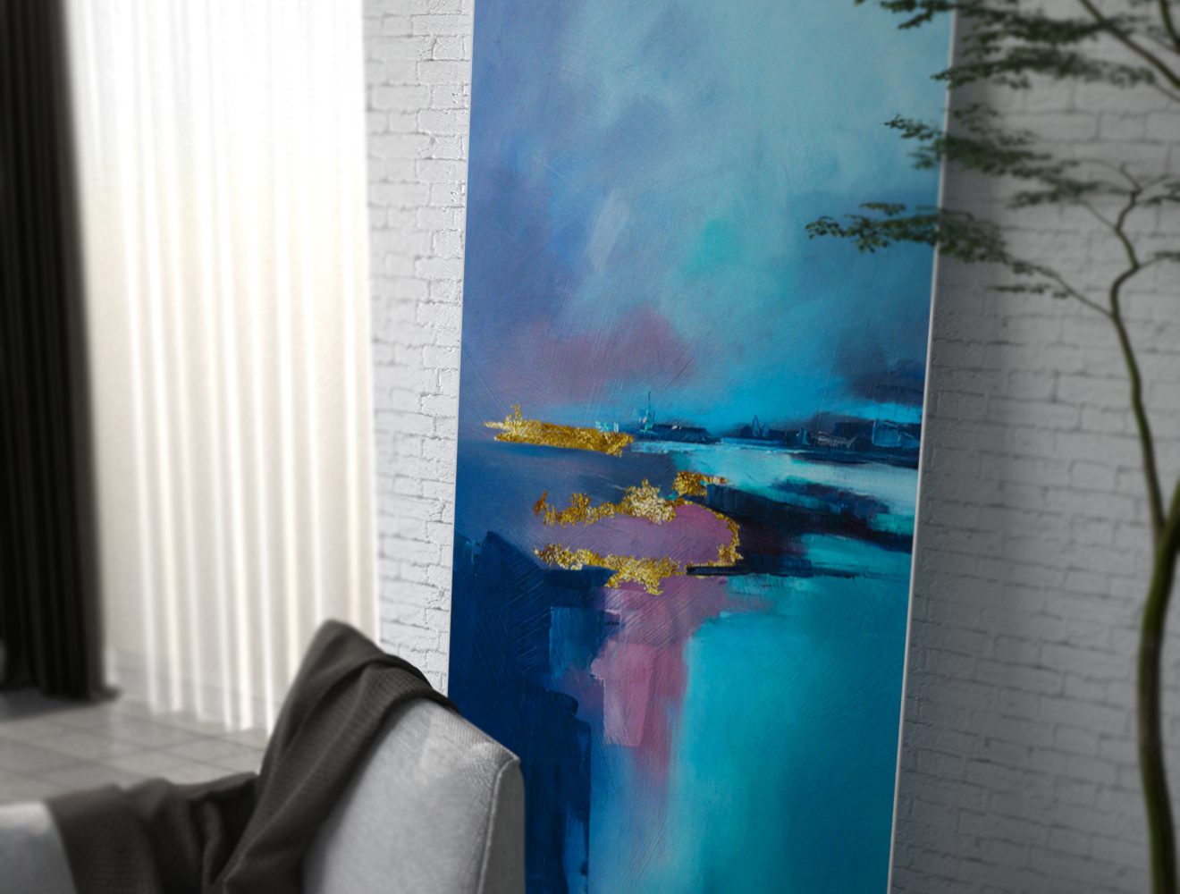 Large wall art on canvas