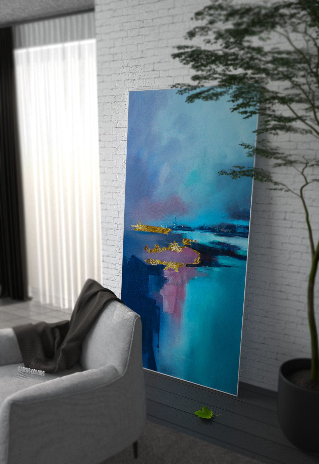 Large wall art on canvas