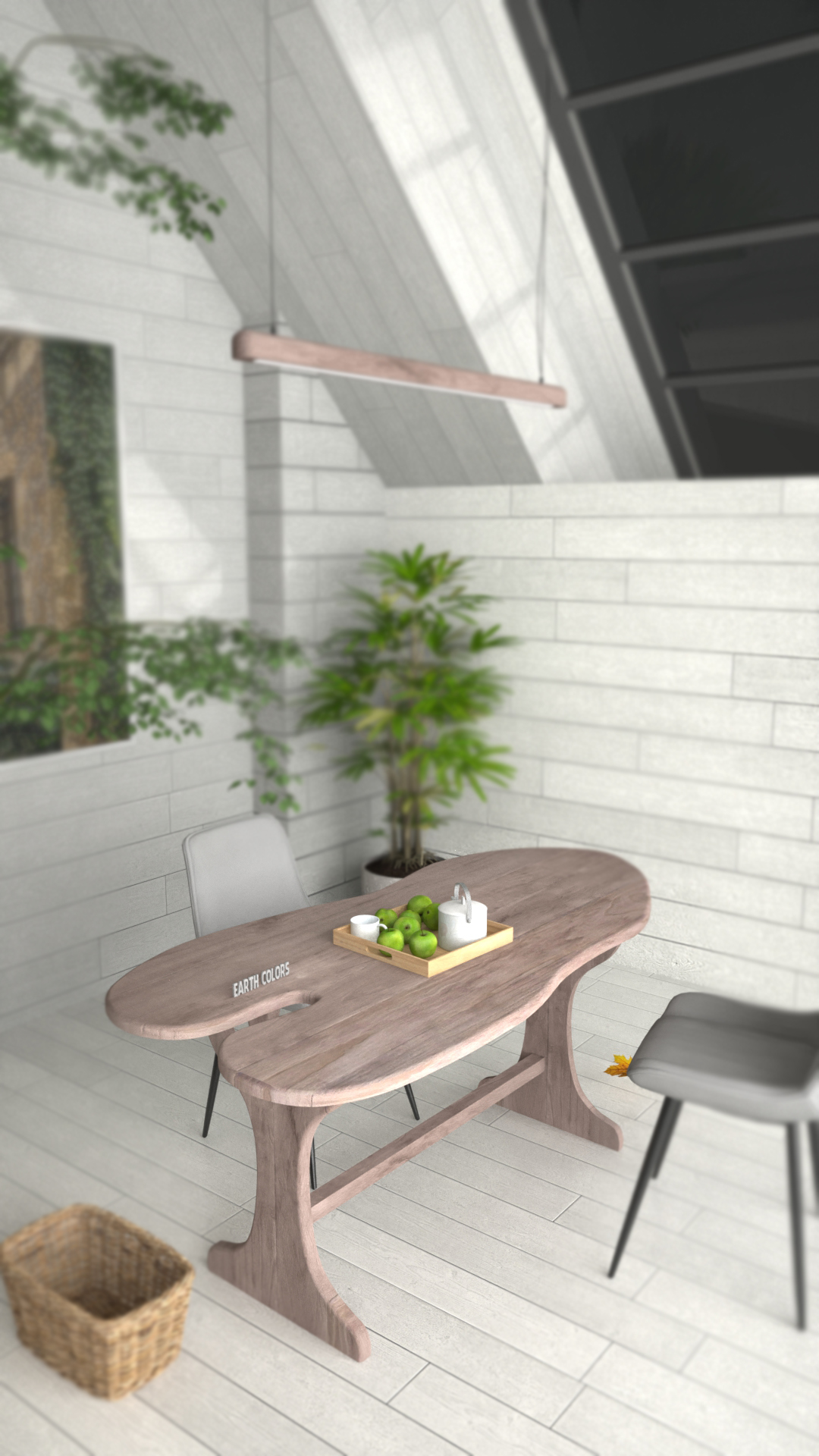 End your quest for Leaf shape dining table at EARTHCOLORS