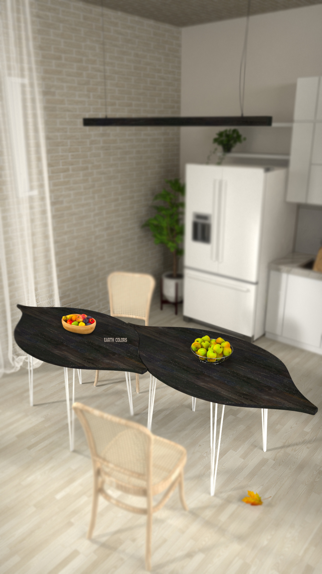  Try buying Leaf shape dining table from EARTHCOLORS