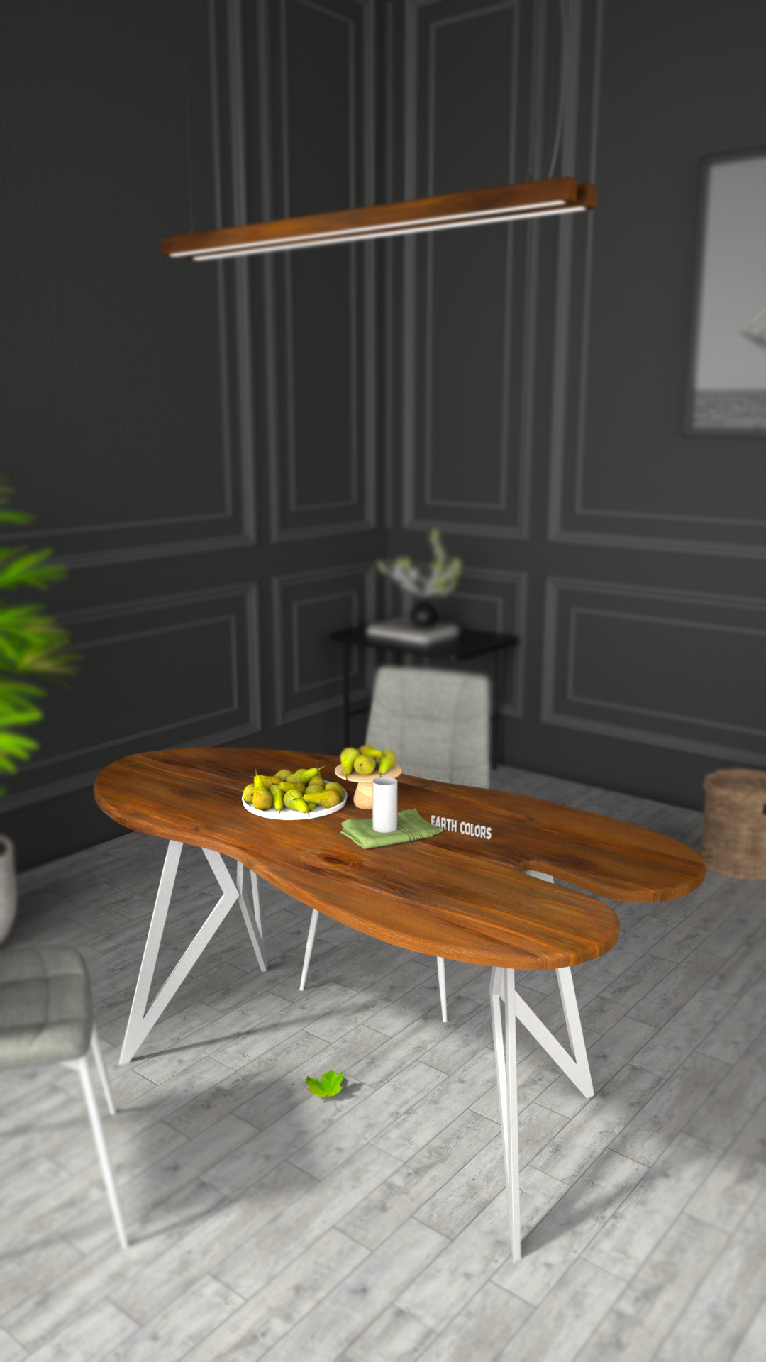 Have the best Leaf shape dining table at EARTHCOLORS