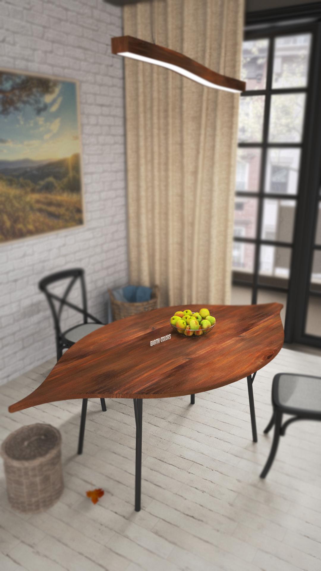 Select appealing Leaf shaped dining table at EARTHCOLORS