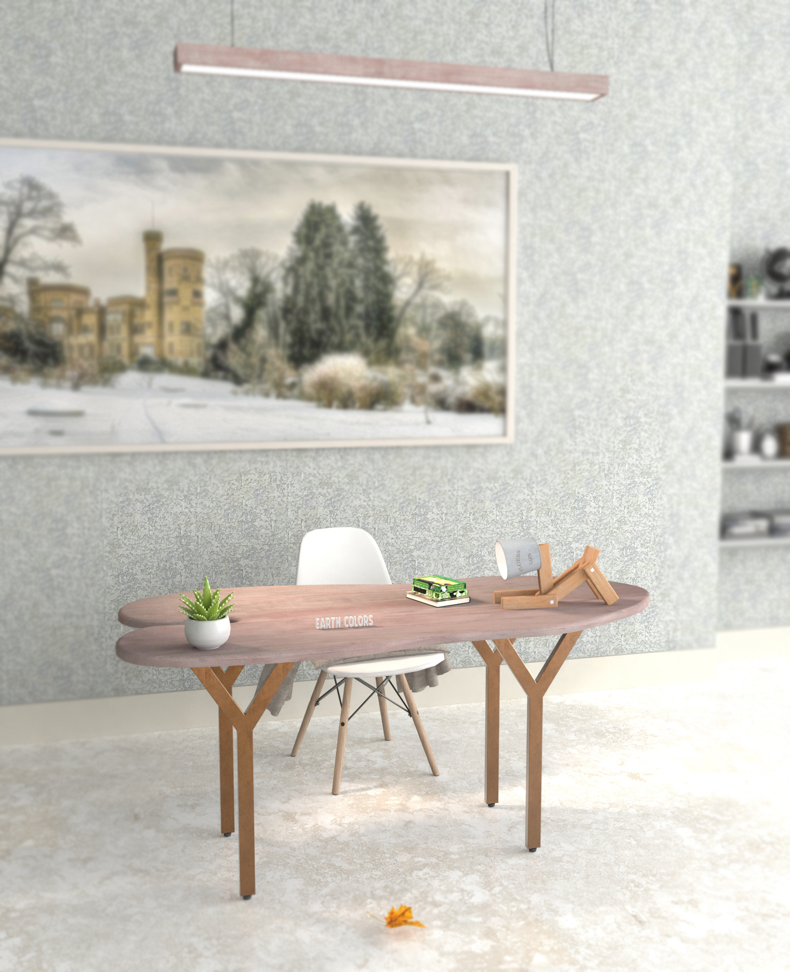 EARTHCOLORS masters the use of Leaf table