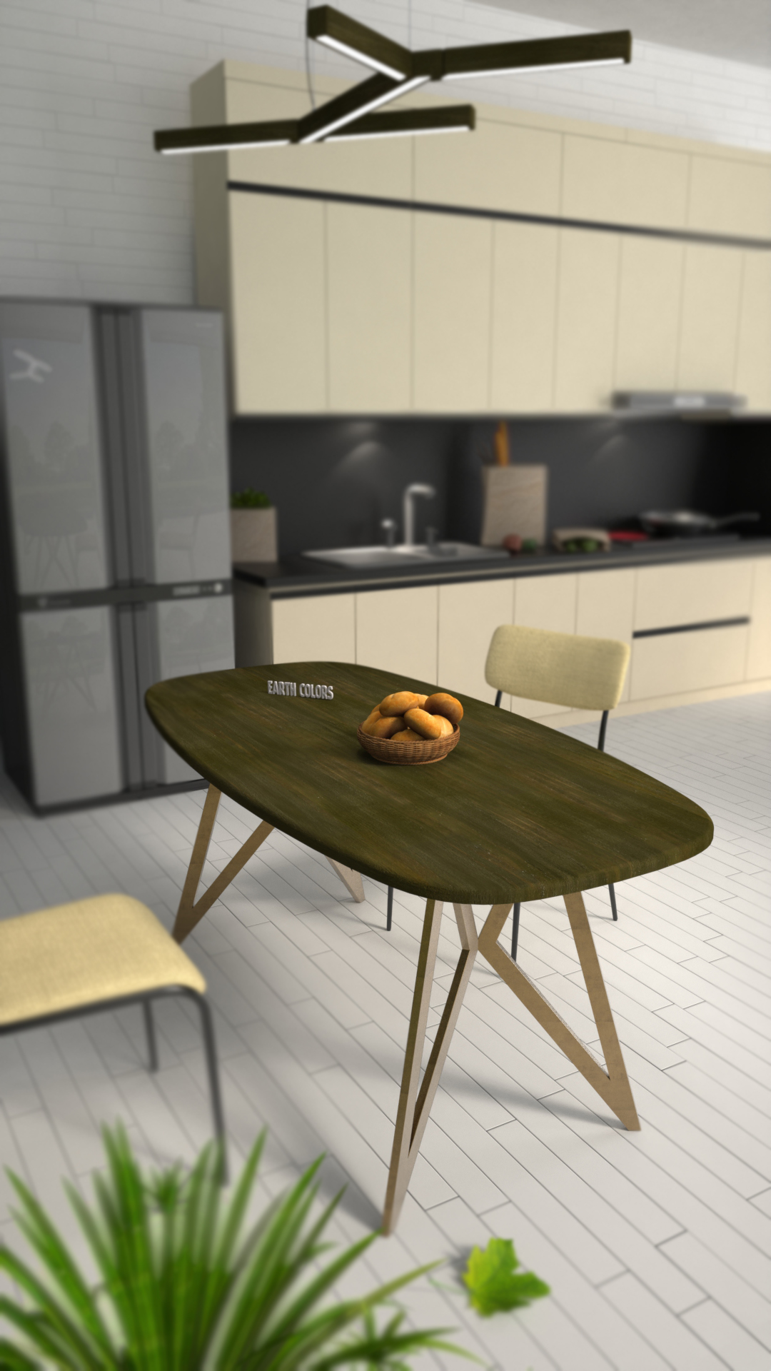 EARTHCOLORS is able to custom-make your Making wood tables