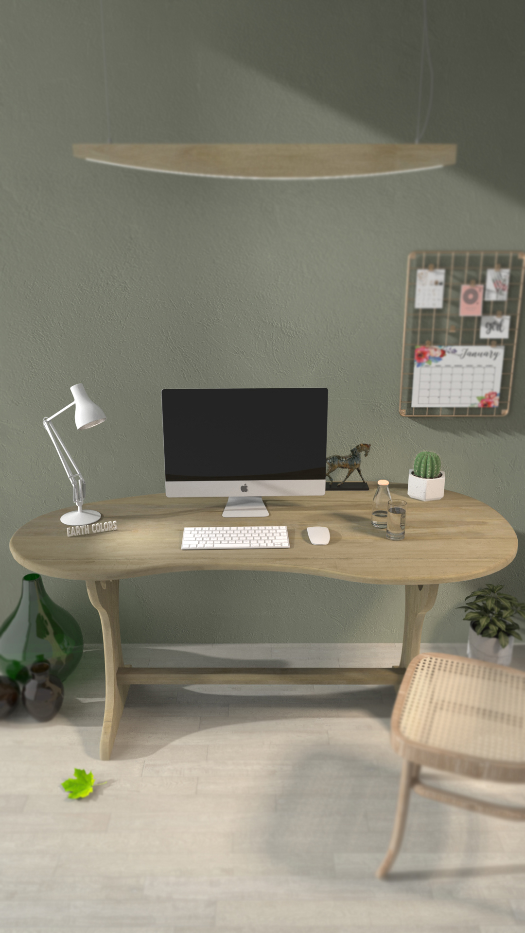 Modern desk office