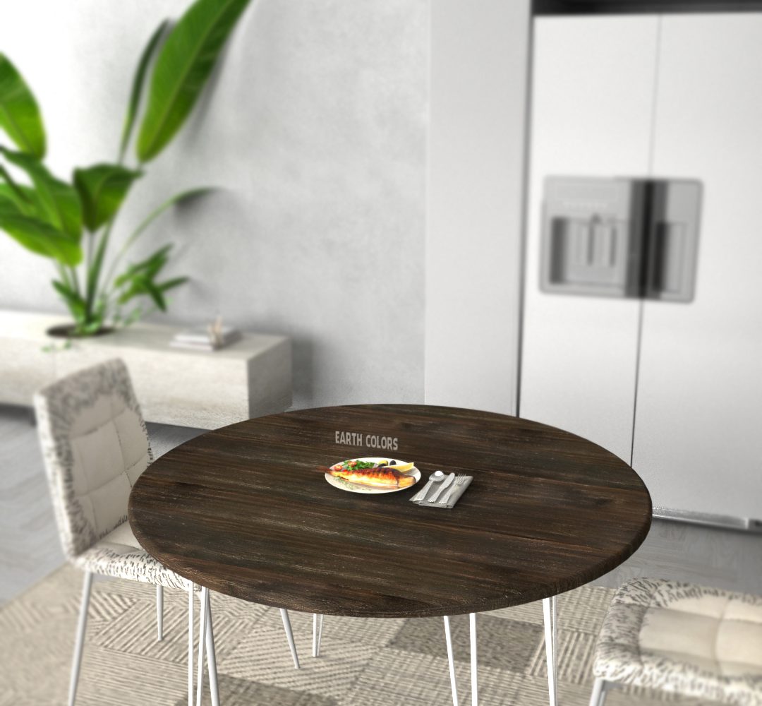 Modern round kitchen table