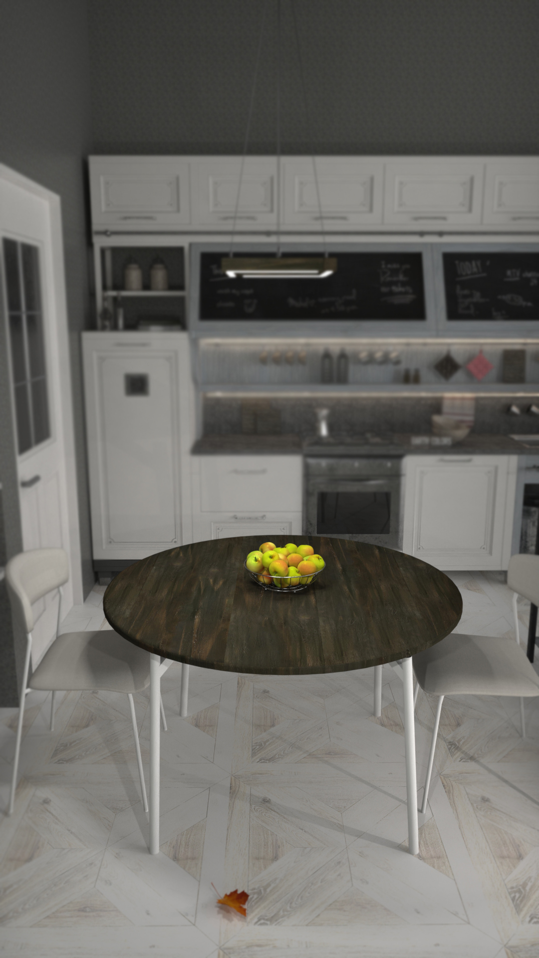 Modern round wood dining tables