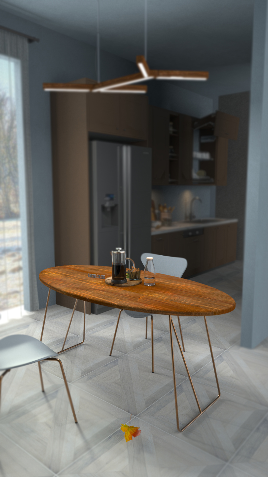 Modern wooden dining tables