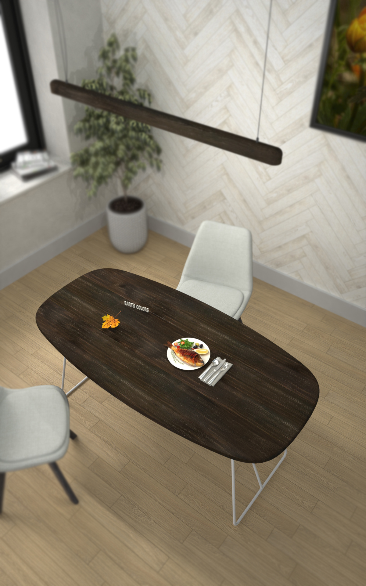 Natural wood kitchen tables