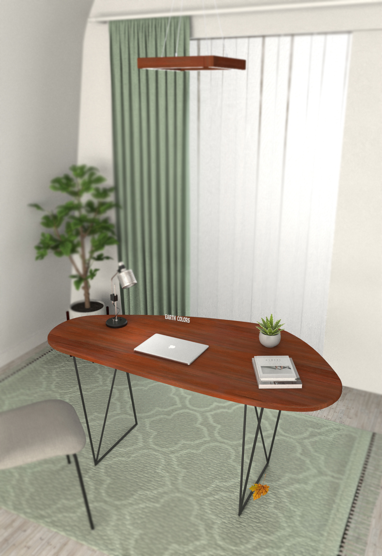 Go to EARTHCOLORS to purchase a Office corner desk