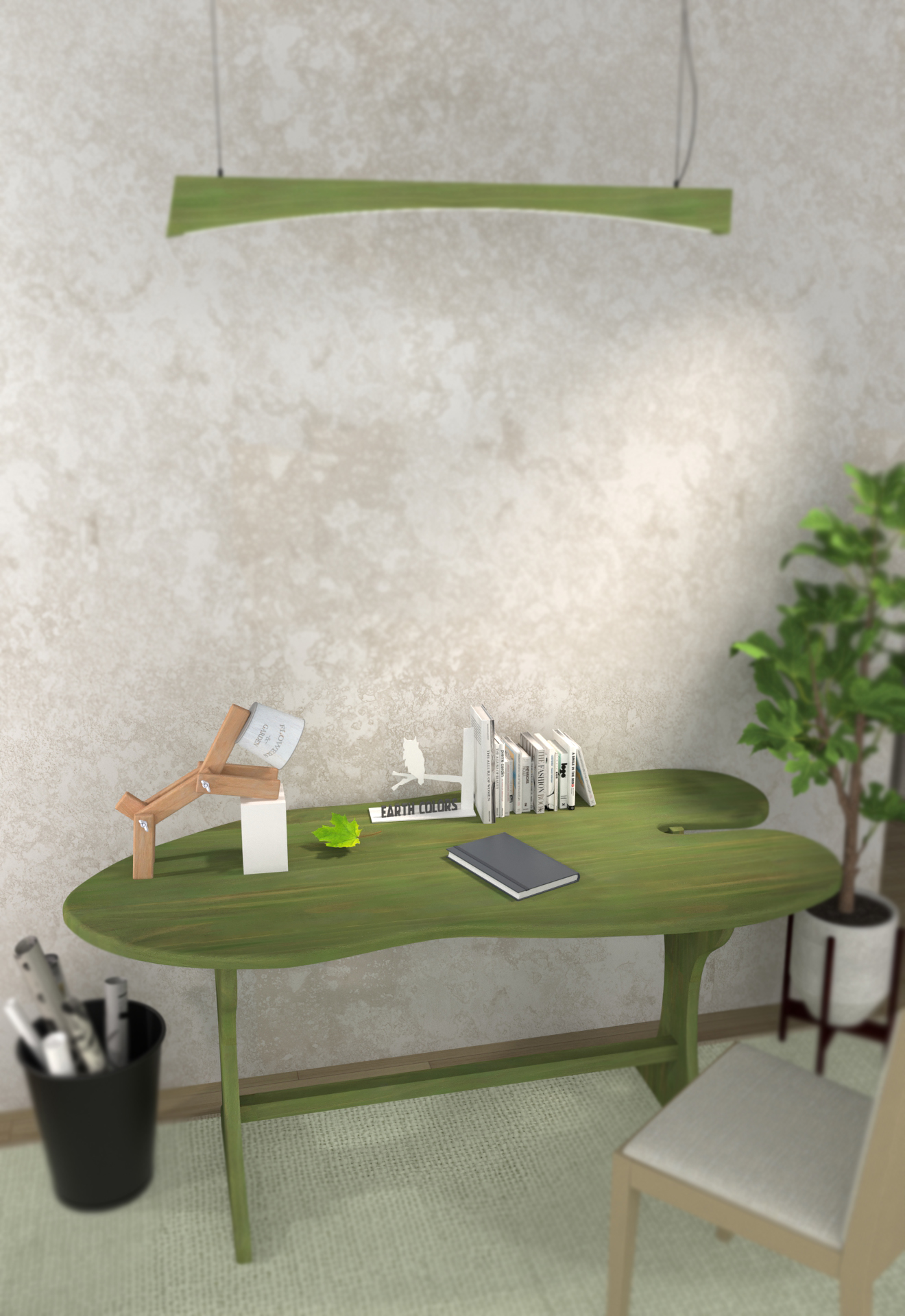 EARTHCOLORS manufacture esthetic Office decor for desk for your house