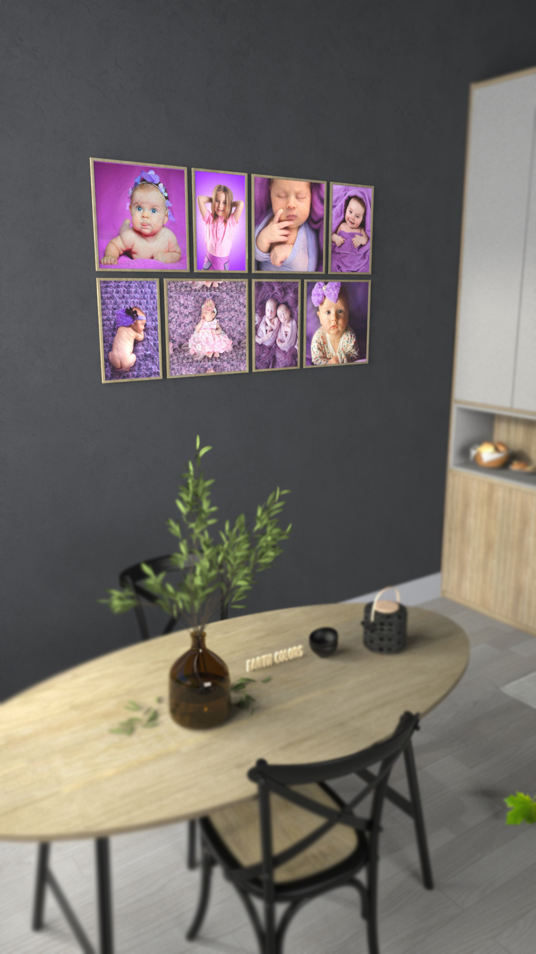 Photo frames design for wall