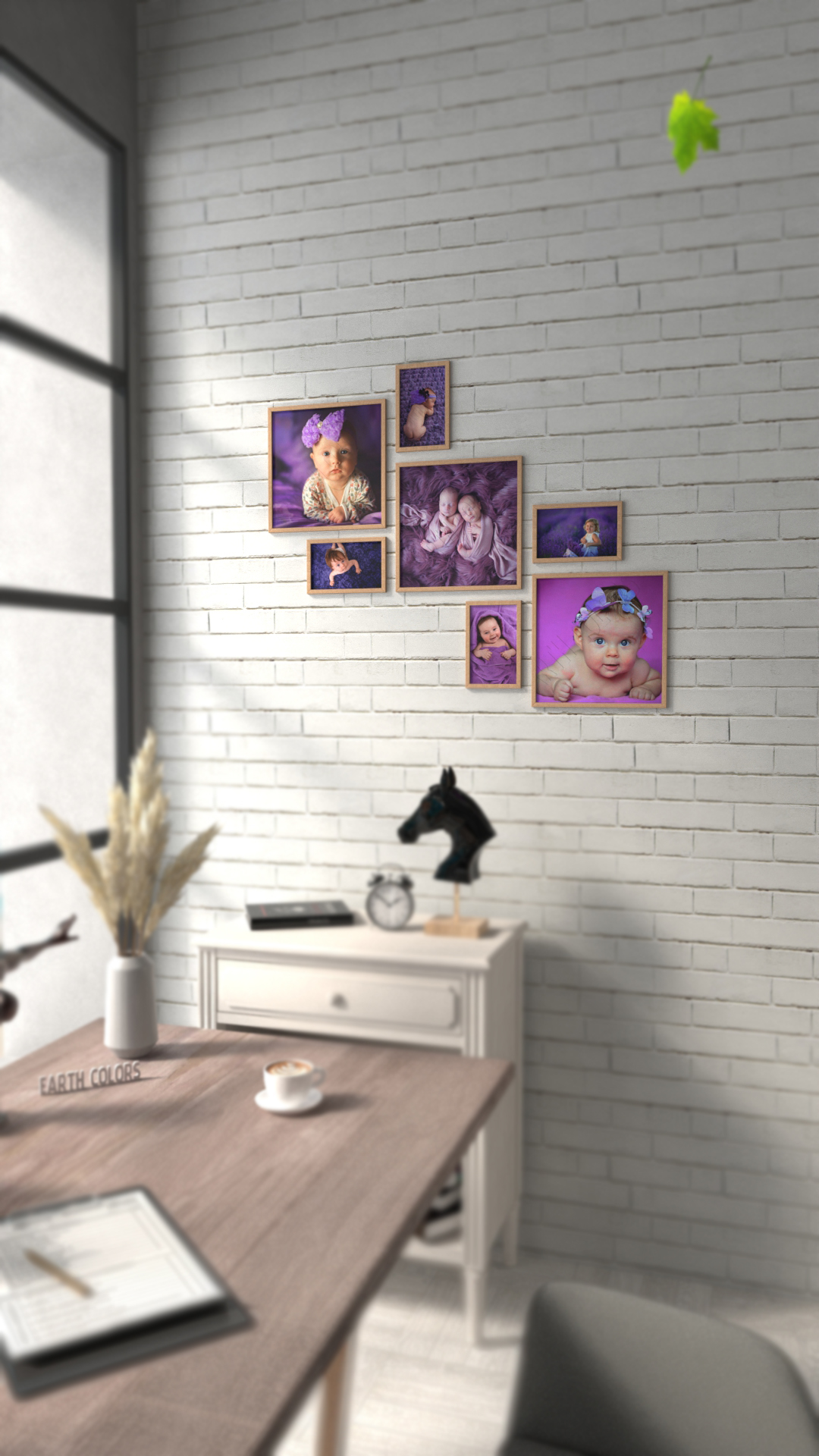Picture frames collage