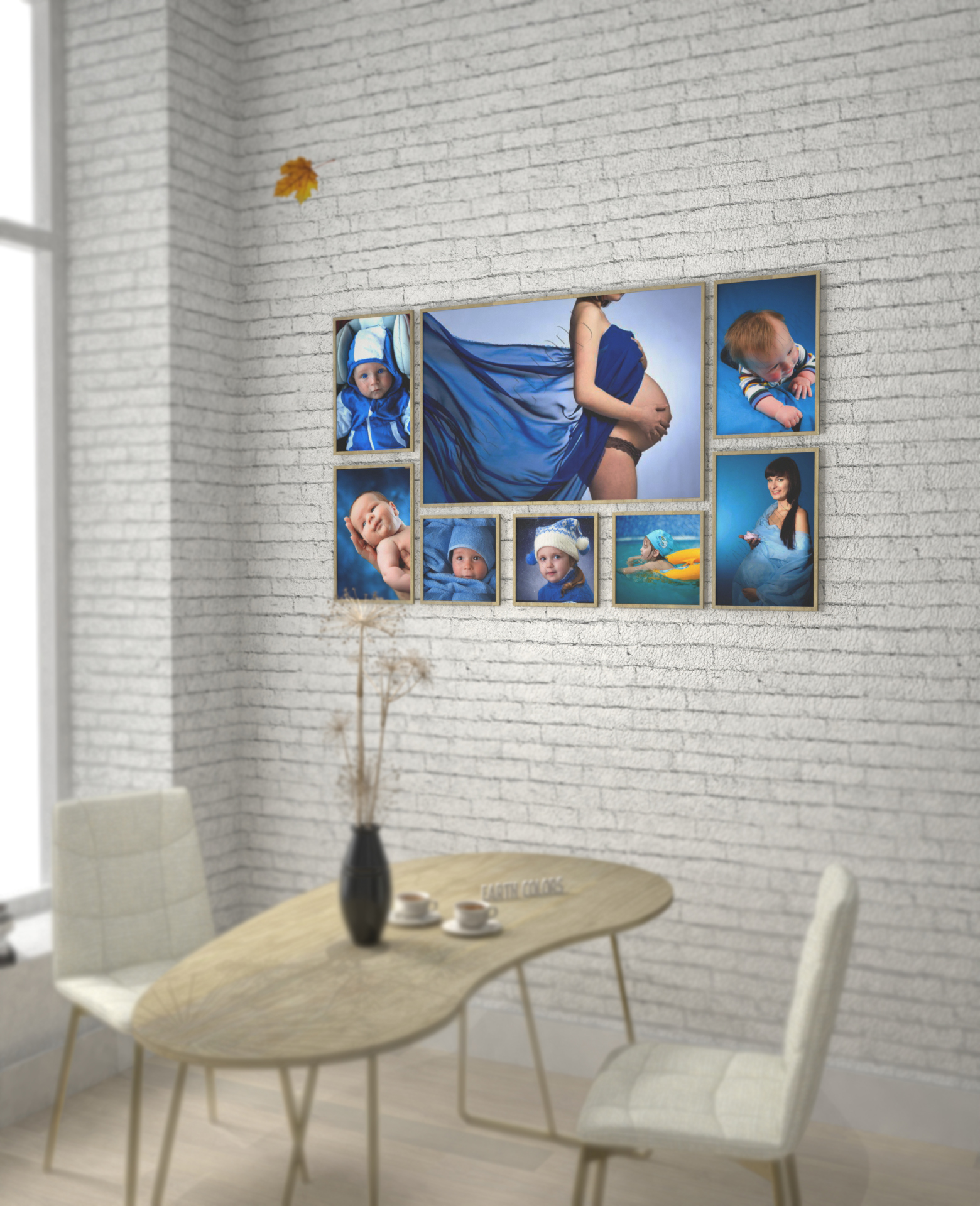 Match the picture frames near me along with your wall colors