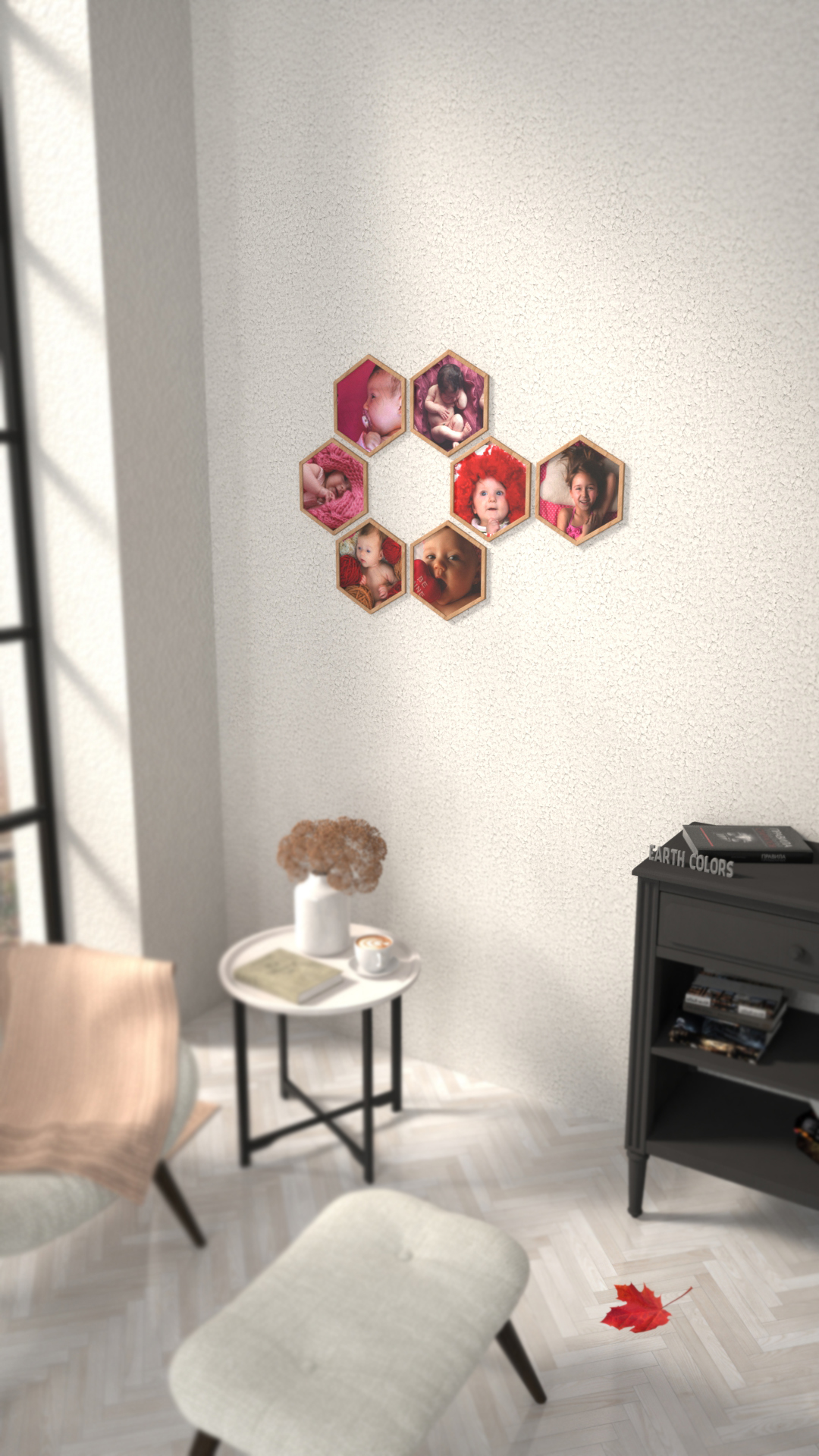 Picture frames wall