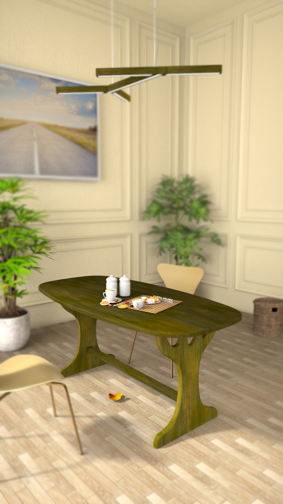 Pine dining table