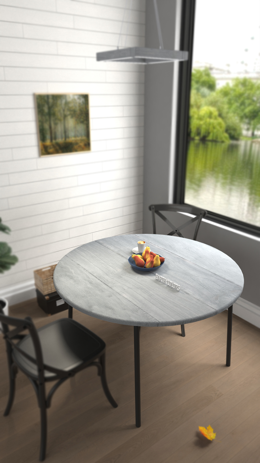 Round dining table 6