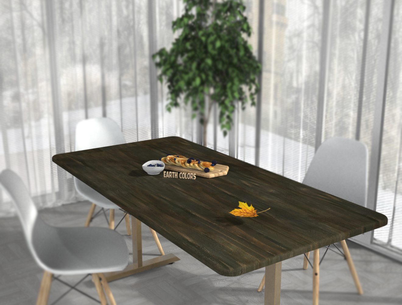 Round dining table expandable