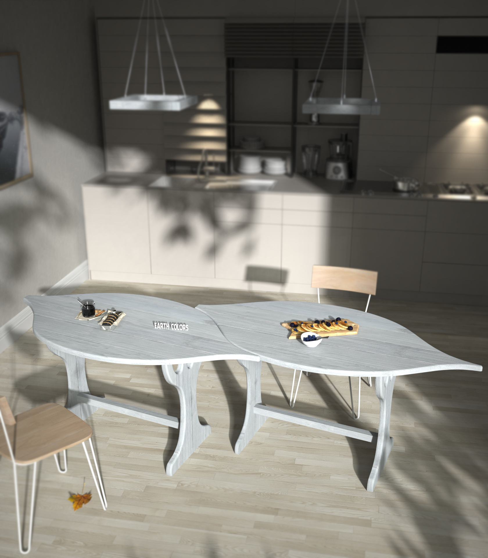 Round table and chairs for kitchen