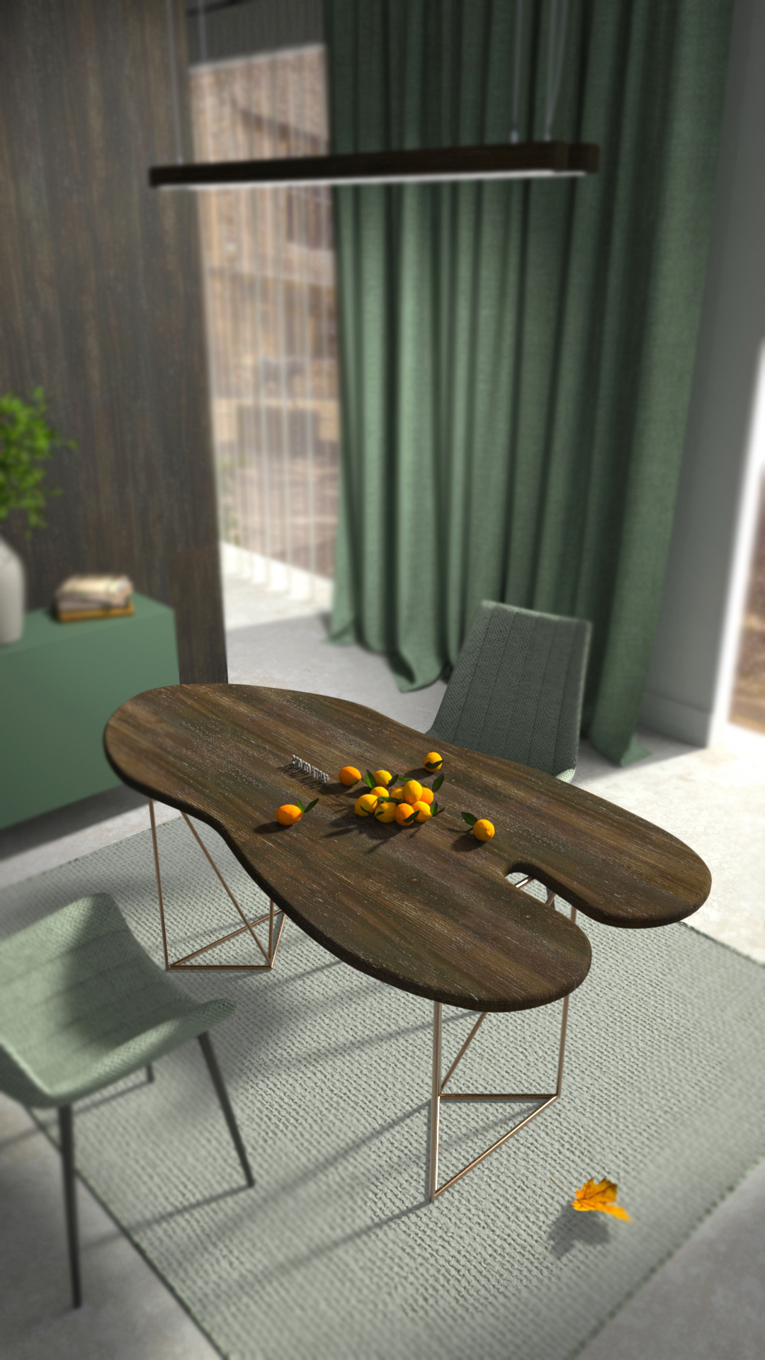 Simple wooden dining table designs