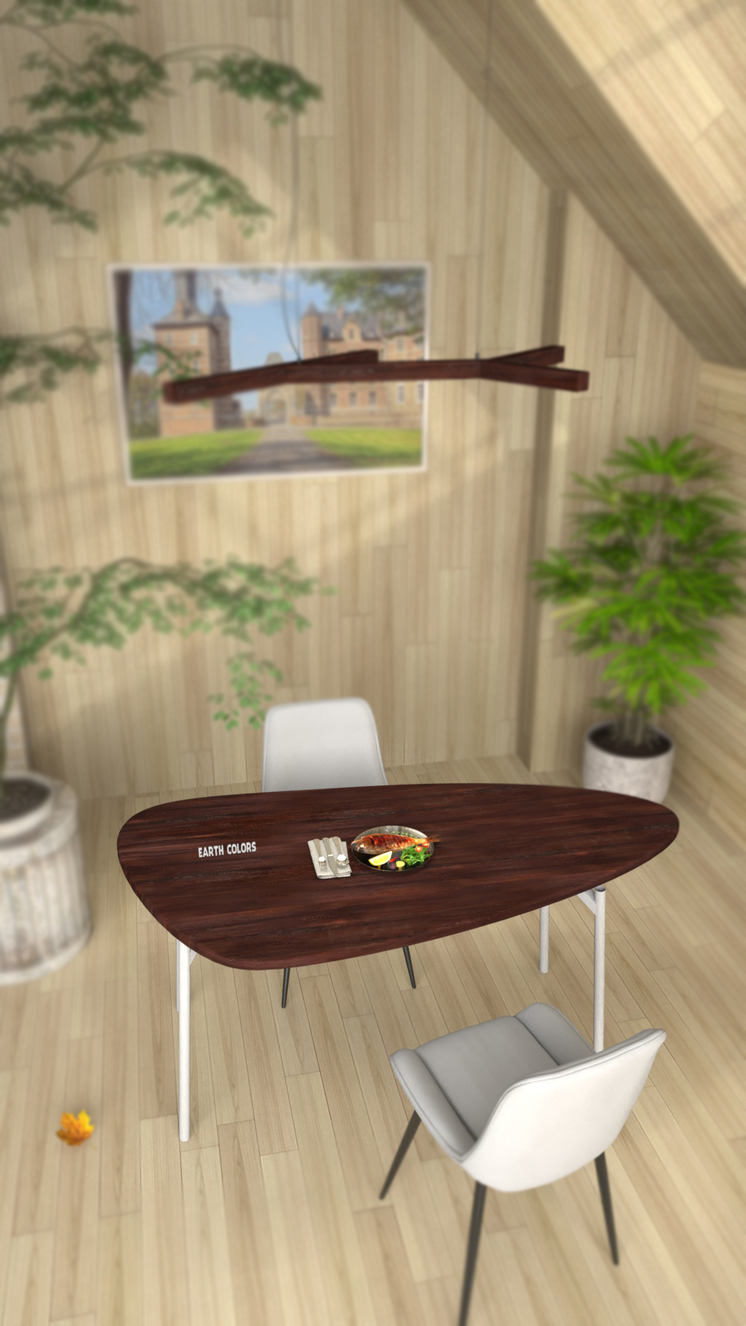 Get appealing Slab of wood table at EARTHCOLORS