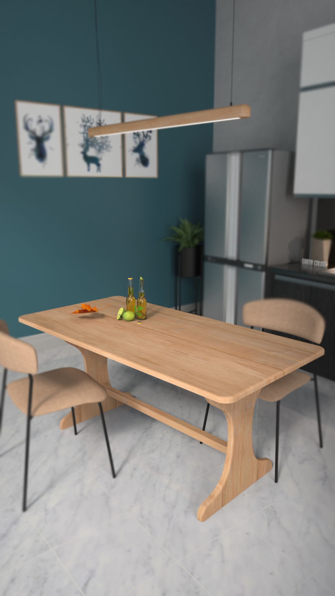 Small wood kitchen tables