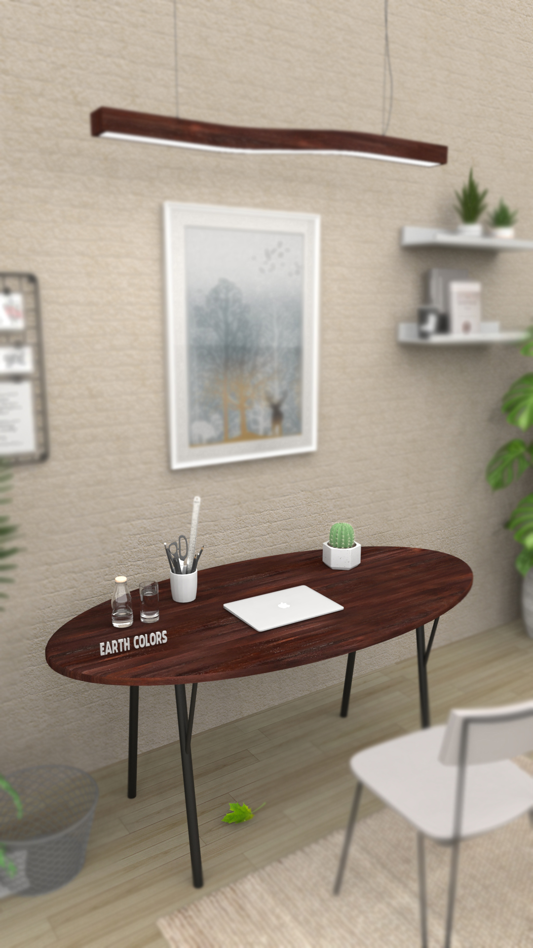 Get options of Solid wood desks at EARTHCOLORS