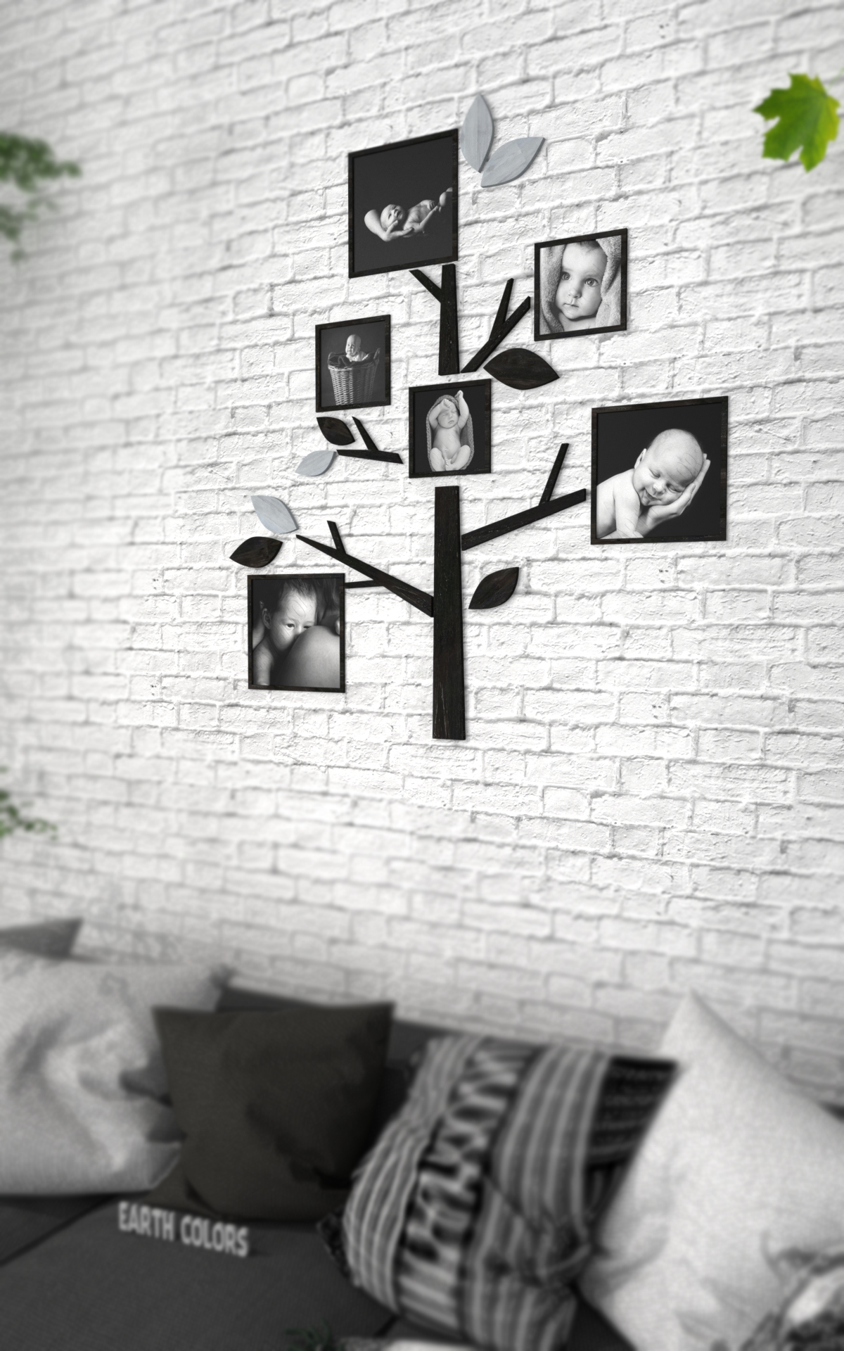 Arrange motivating story via Tree of life wall art