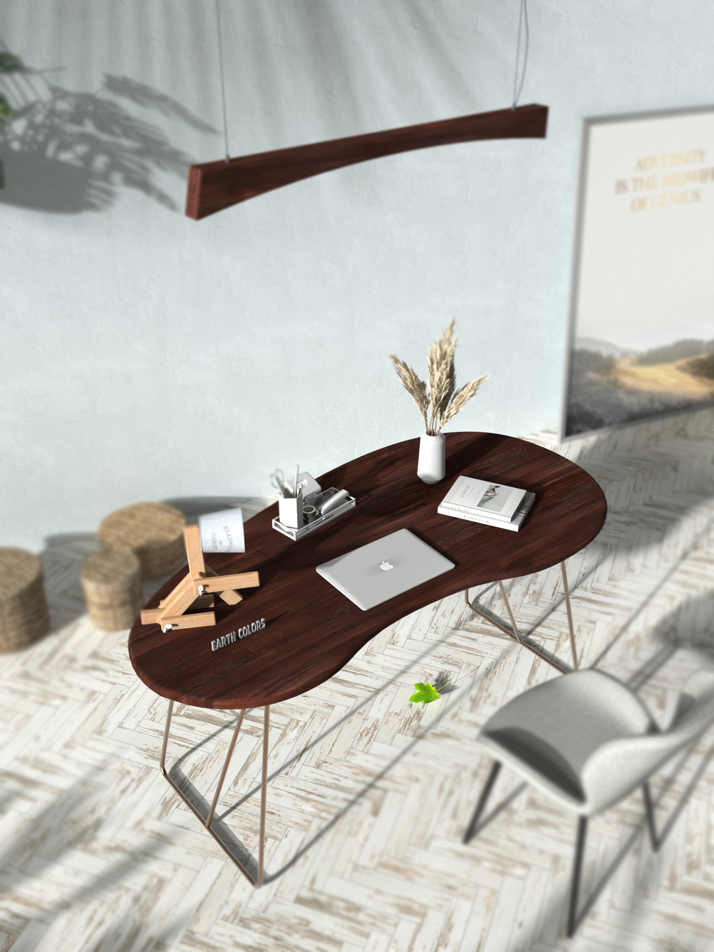 Aim for Vintage desks at EARTHCOLORS