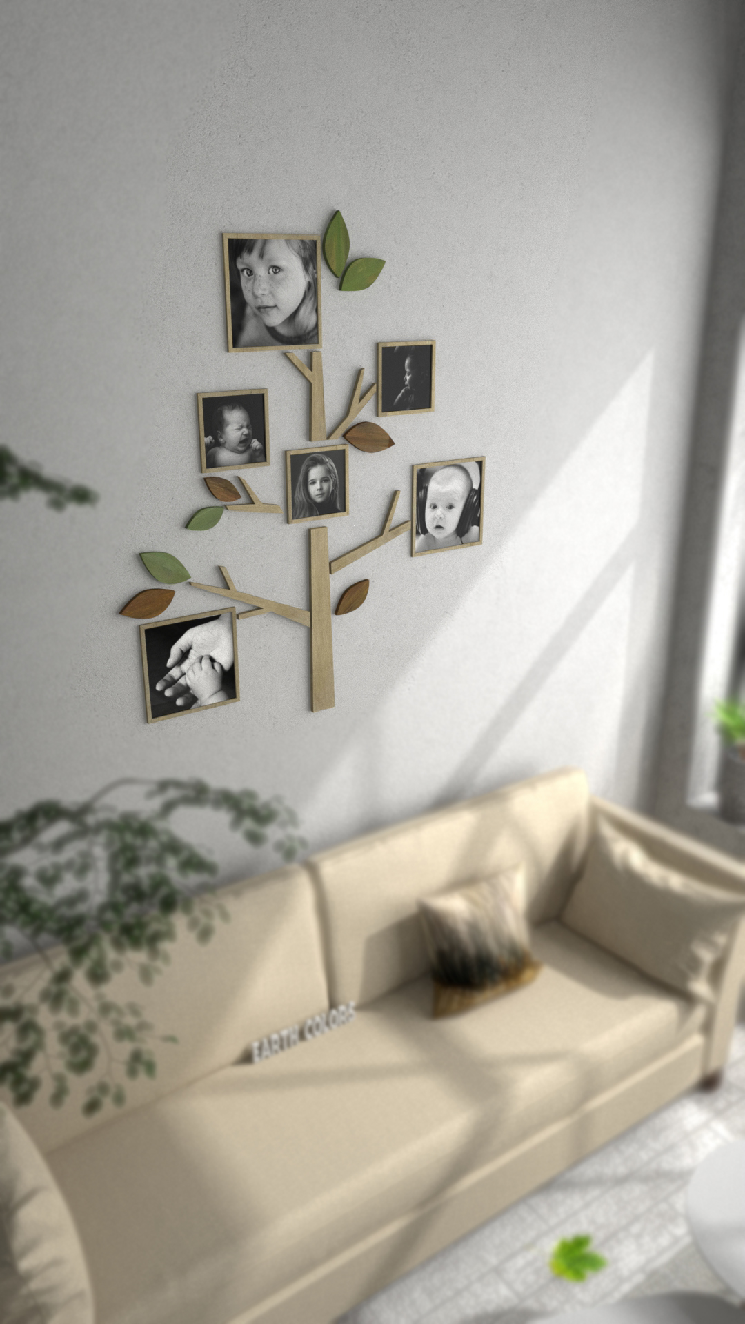 Admire your family pictures with Wall art tree