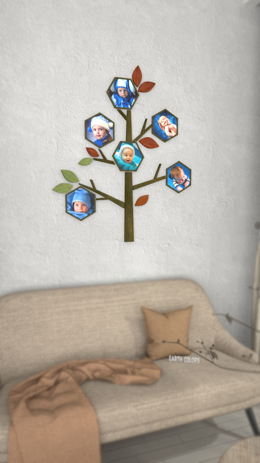 Get in family to wood facts on Wall art tree of life