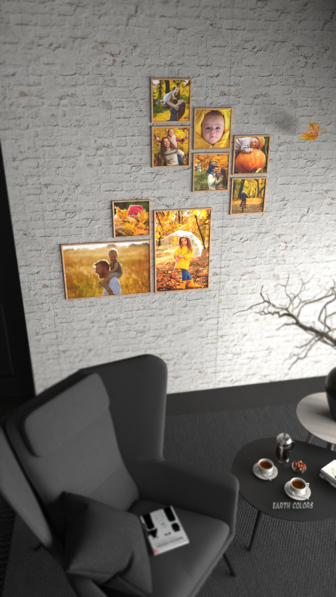 Observe infinite wall collage ideas with different types