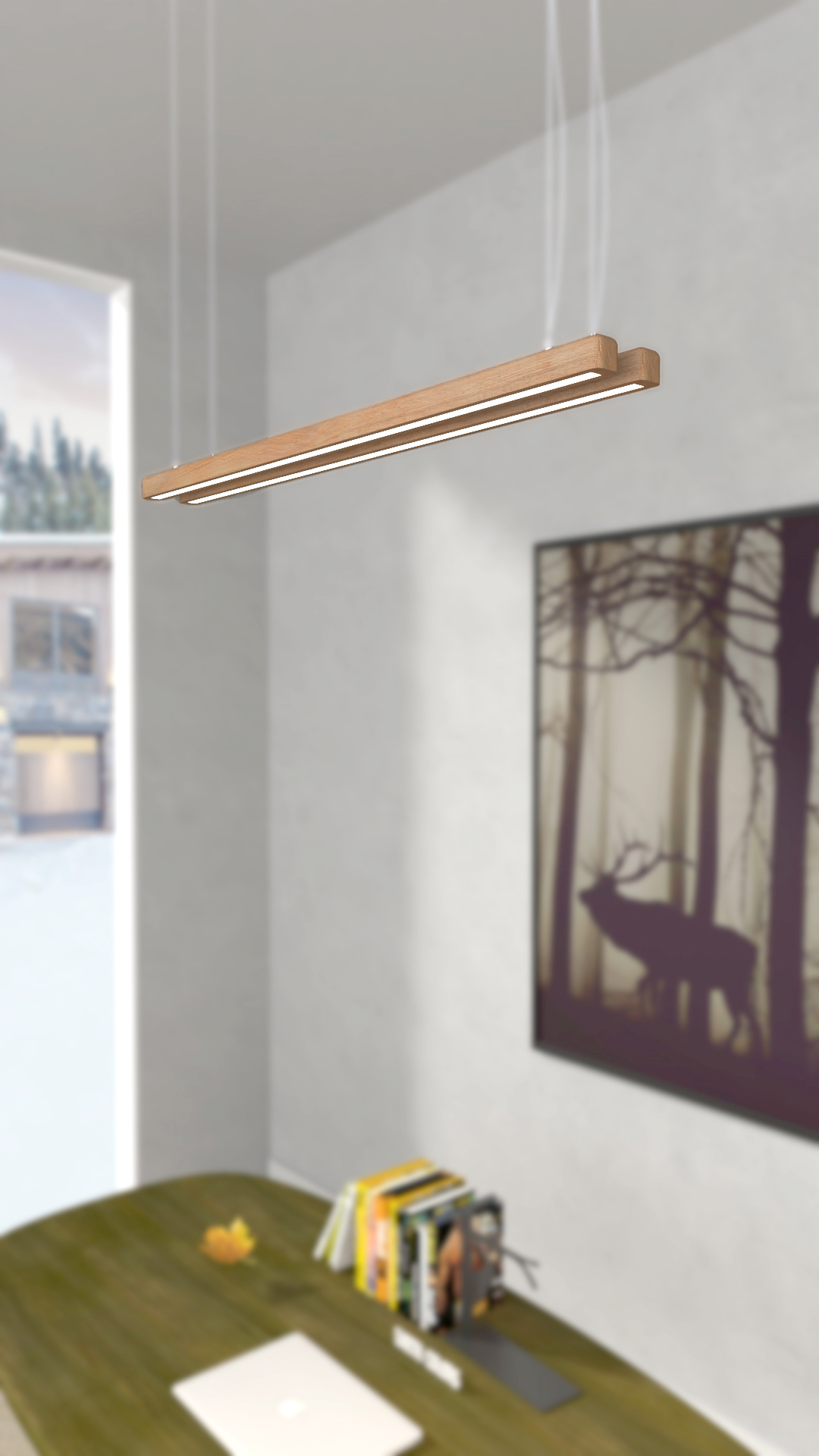 Cheer-up your family area with impacting Wood pendant lights