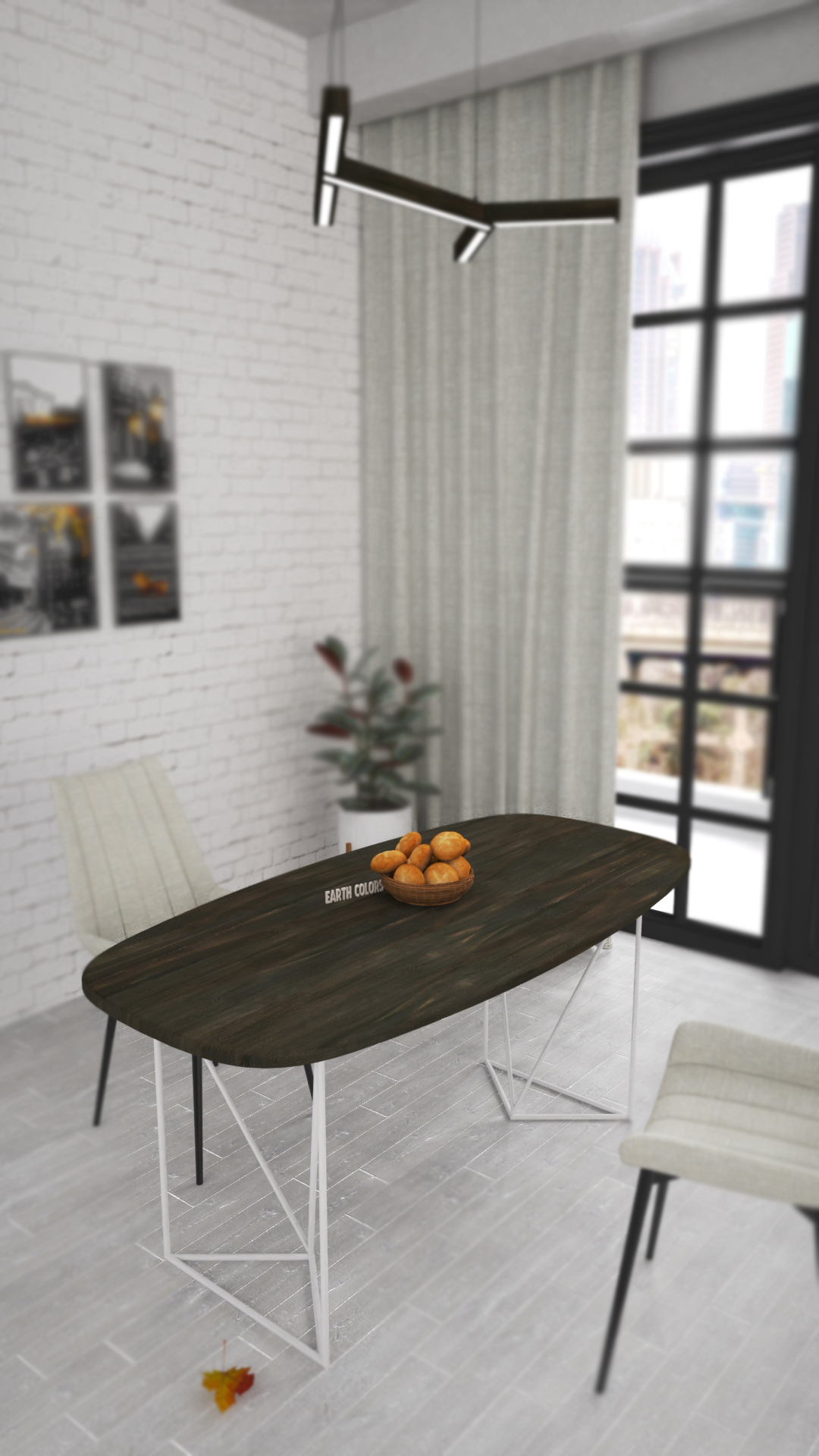 Wood slab table tops