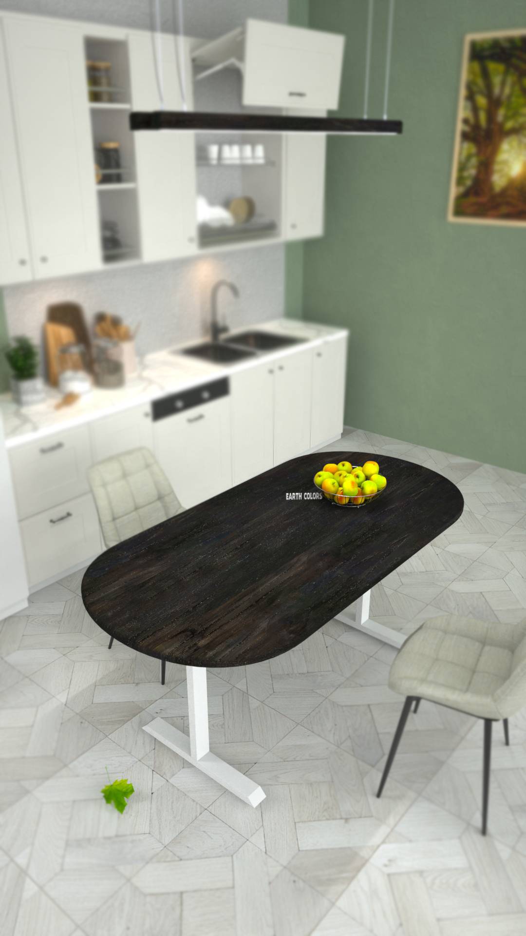 Wood slabs tables